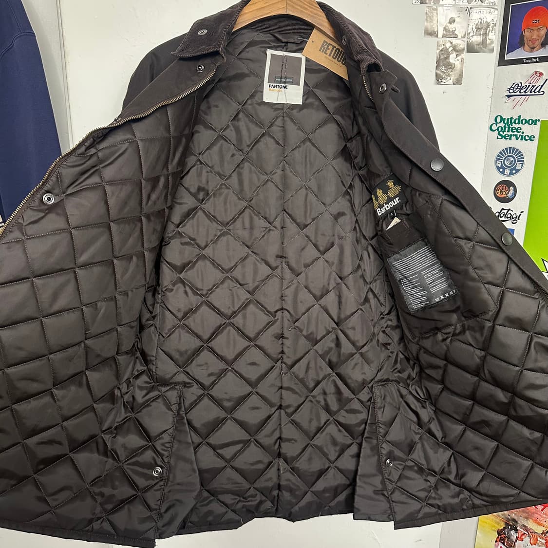 바버 x 팬톤 비데일 왁스자켓 상품이미지7