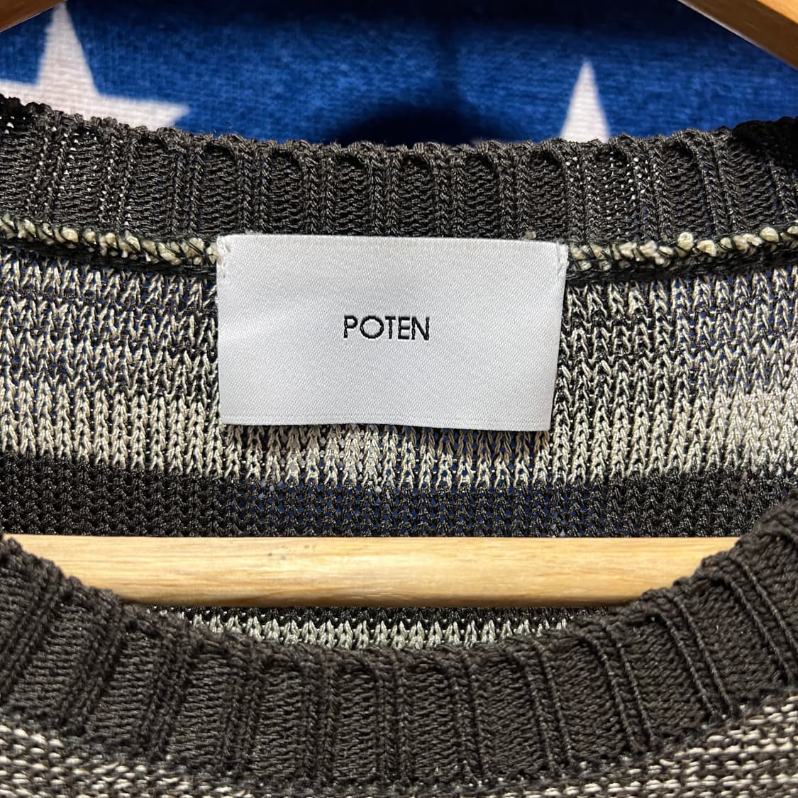 POTEN 패턴 니트 상품이미지3