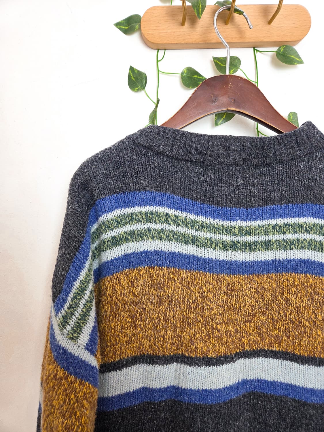 유니크 패치워크 니트 [빅사이즈] 상품이미지5