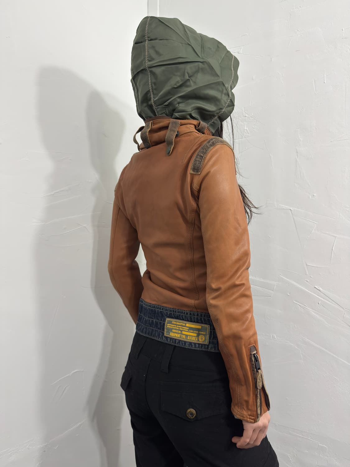 avirex design leather jacket 상품이미지9