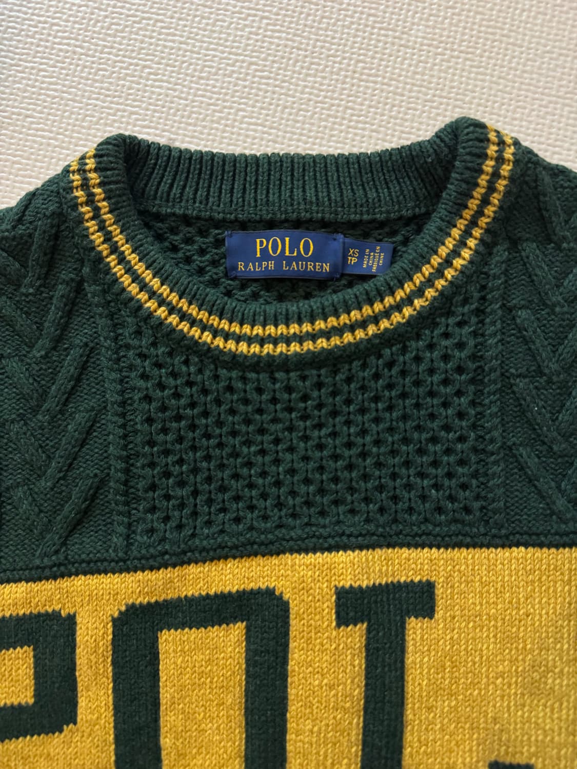 폴로 아란니트 스웨터  상품이미지3