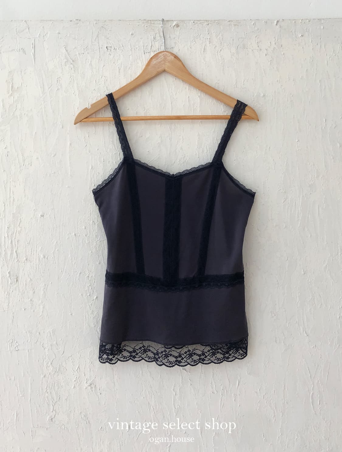 vintage lace trim camisole top 상품이미지1