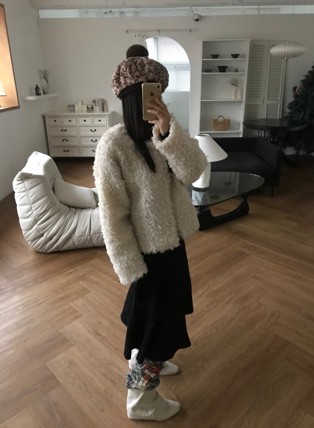 vintage pearl skirt 상품이미지3