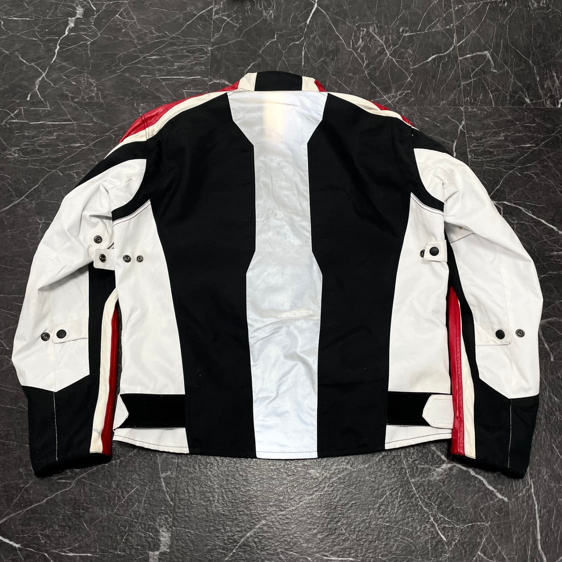 L 리플렉티브 레더 라인 레이싱 자켓 상품이미지7