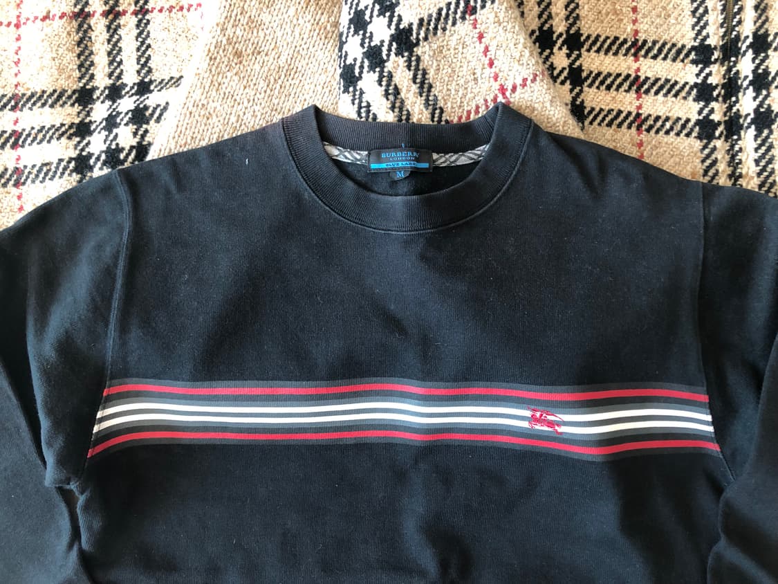 버버리 블루라벨 멘즈 긴팔티M 상품이미지2