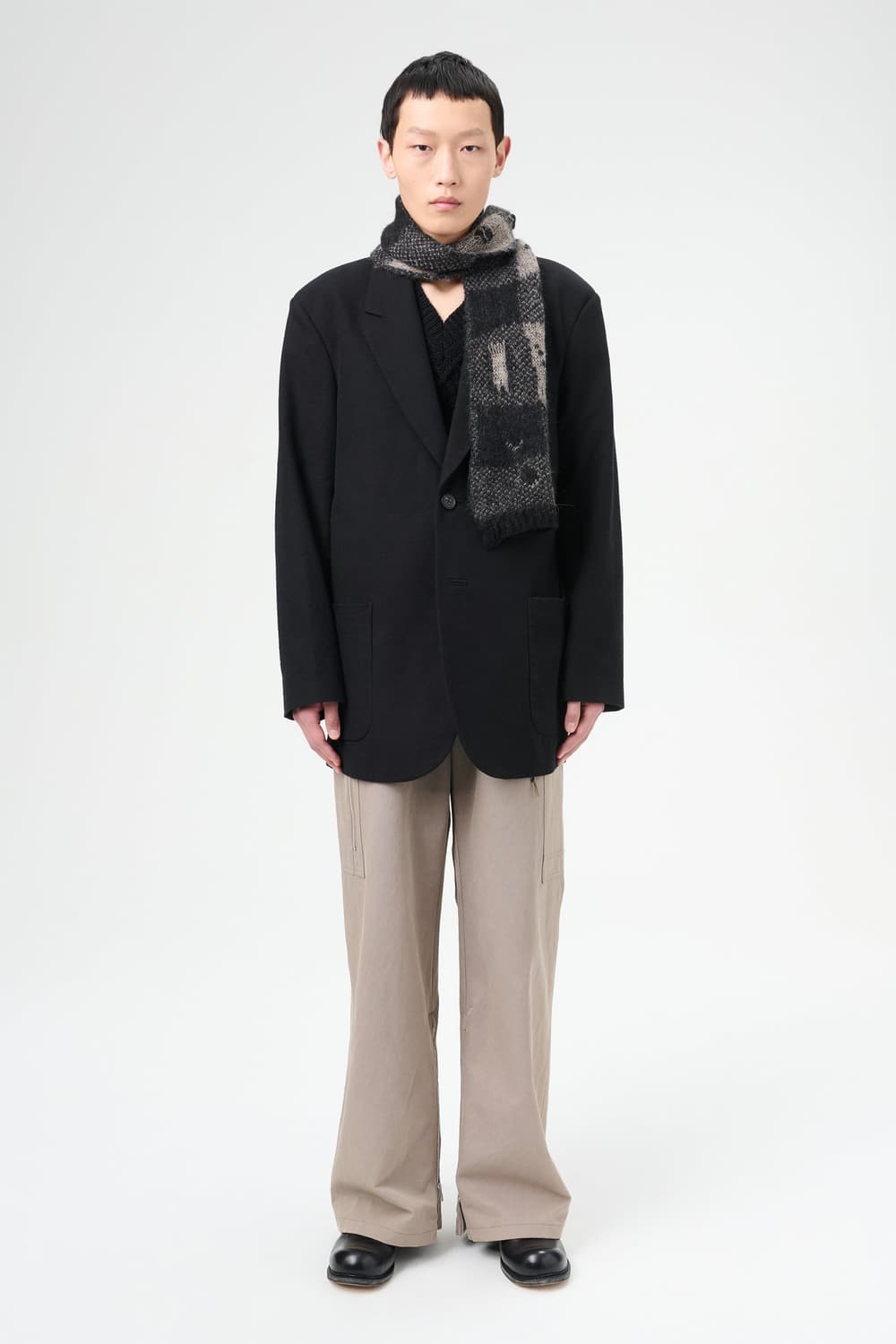 [OS] 아워레가시 패스트 스카프 머플러 블랙 상품이미지1