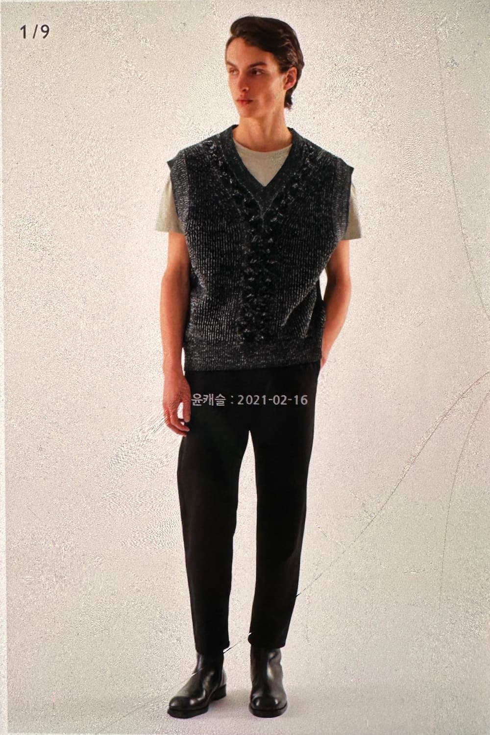 코스 케이블 니트 베스트 S 상품이미지4