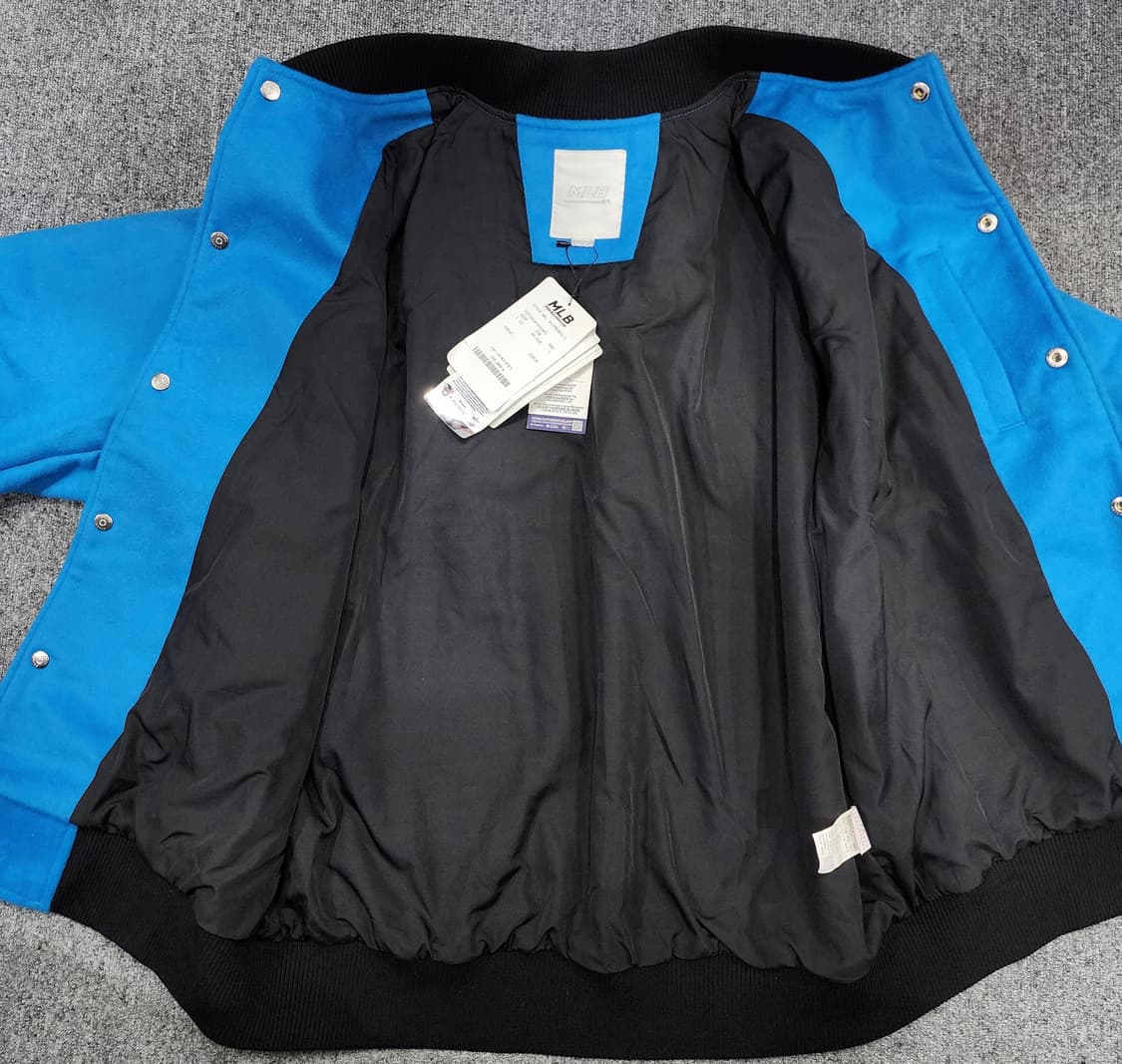 MLB 뉴욕양키즈 레인보우 울 솔리드 야구점퍼 바시티 자켓 XXL 상품이미지3