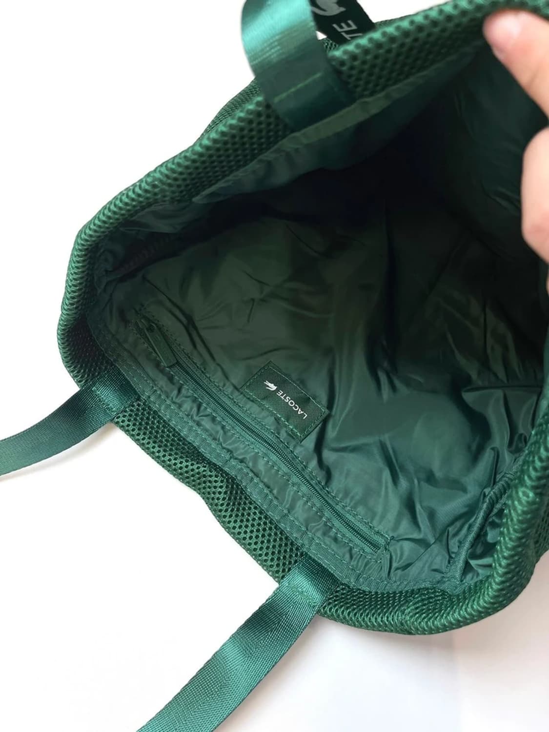 라코스테 로고 메쉬백 A1595    상품이미지7
