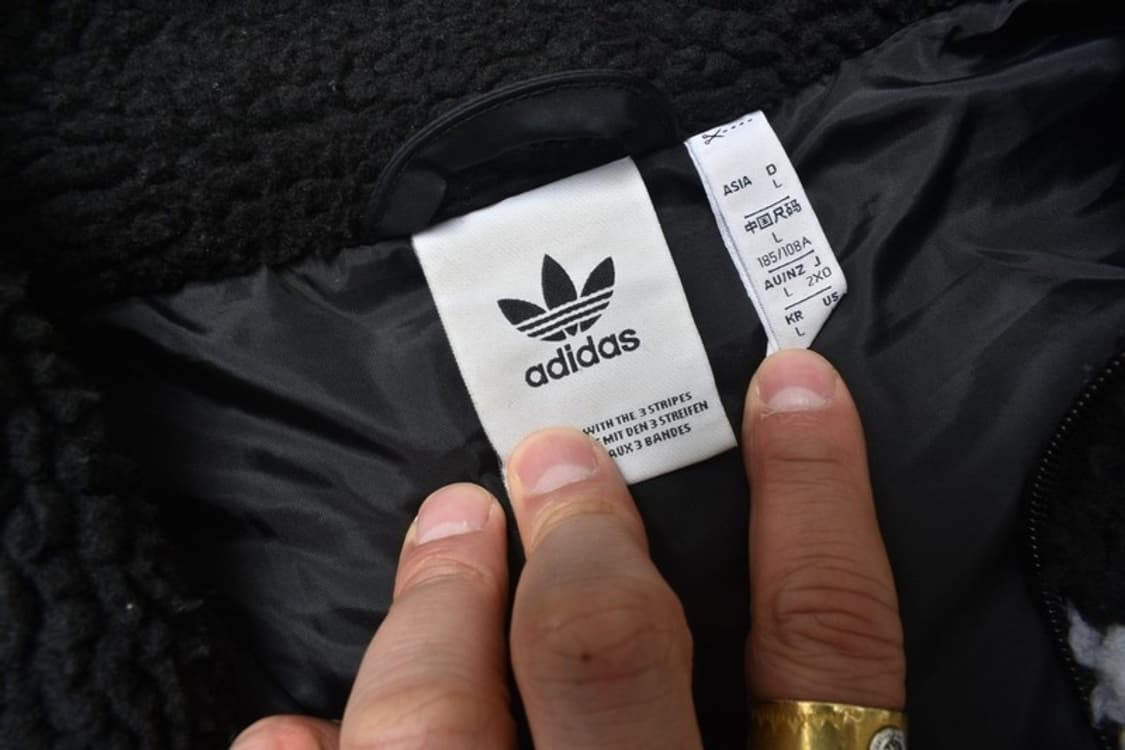 아디다스 양털 후리스 플리스 자켓 L 상품이미지3