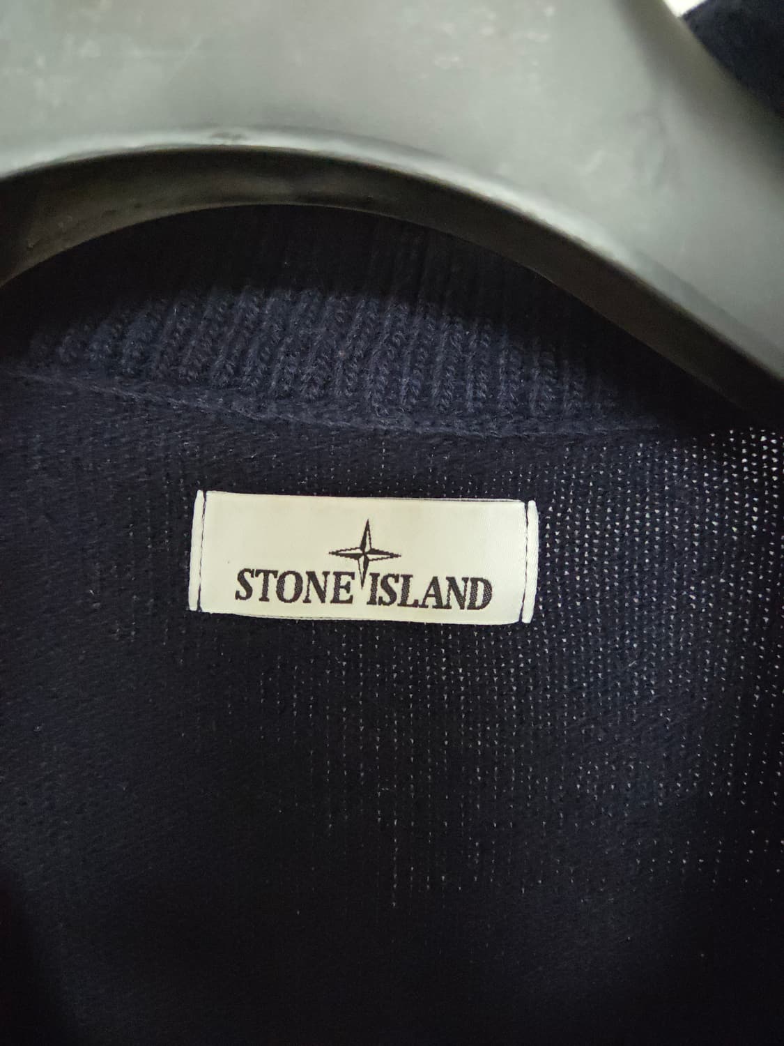 스톤아일랜드 버튼 하프 반집업 울 니트 xxl 상품이미지5