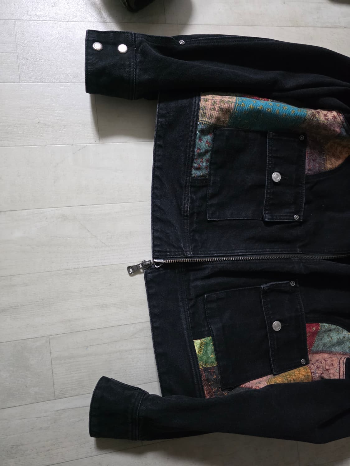 앤더슨벨 뮬렌스 데님 바이커 자켓 S 상품이미지3