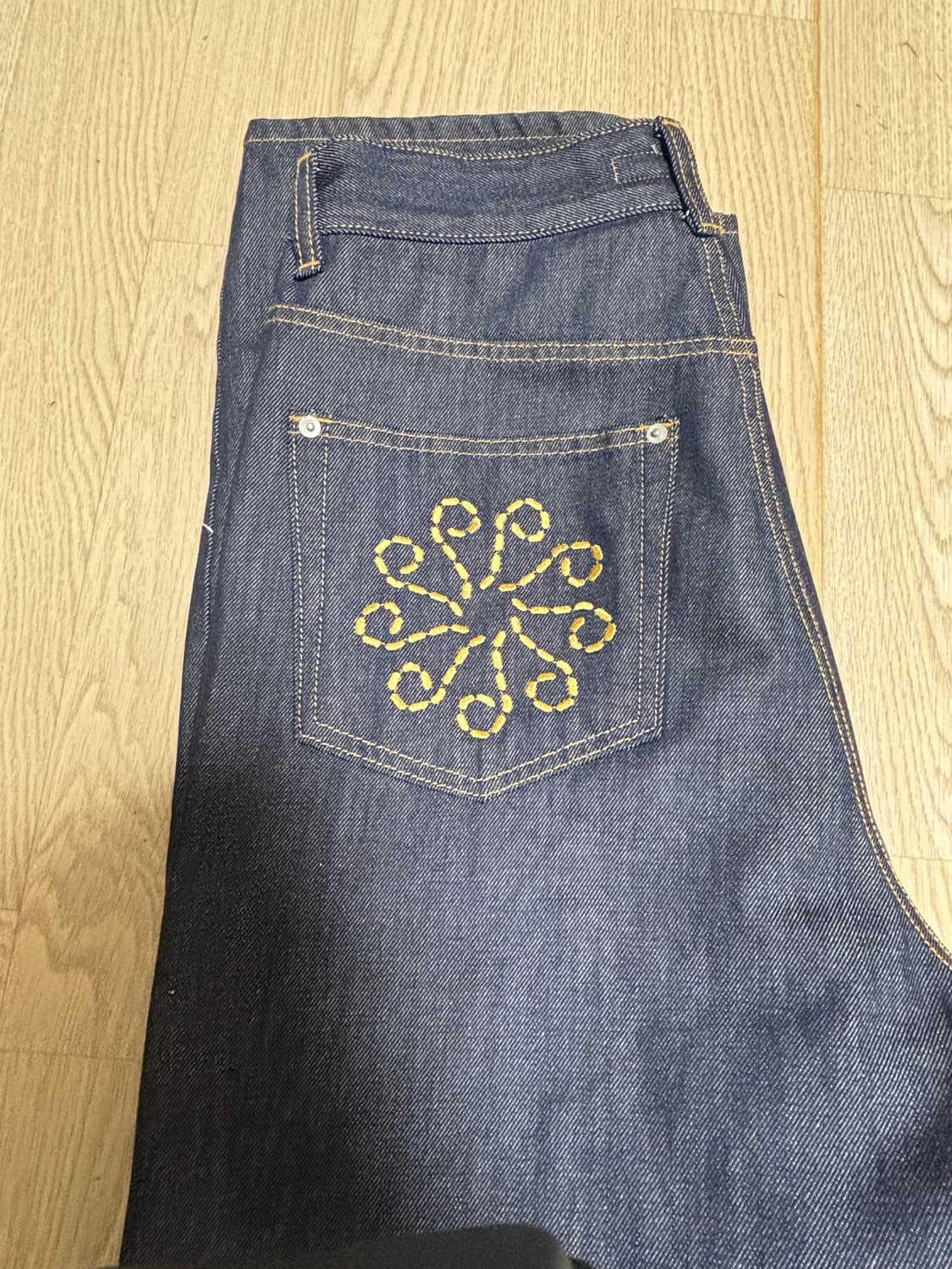 9999아카이브 Lingking wide 데님팬츠 상품이미지9