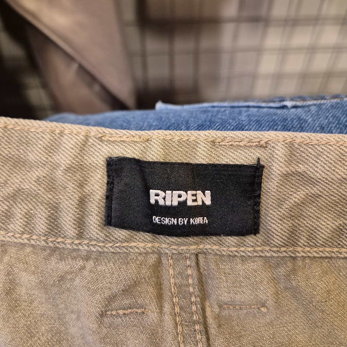 36인치 피그먼트워싱 카고 와이드데님팬츠  상품이미지3