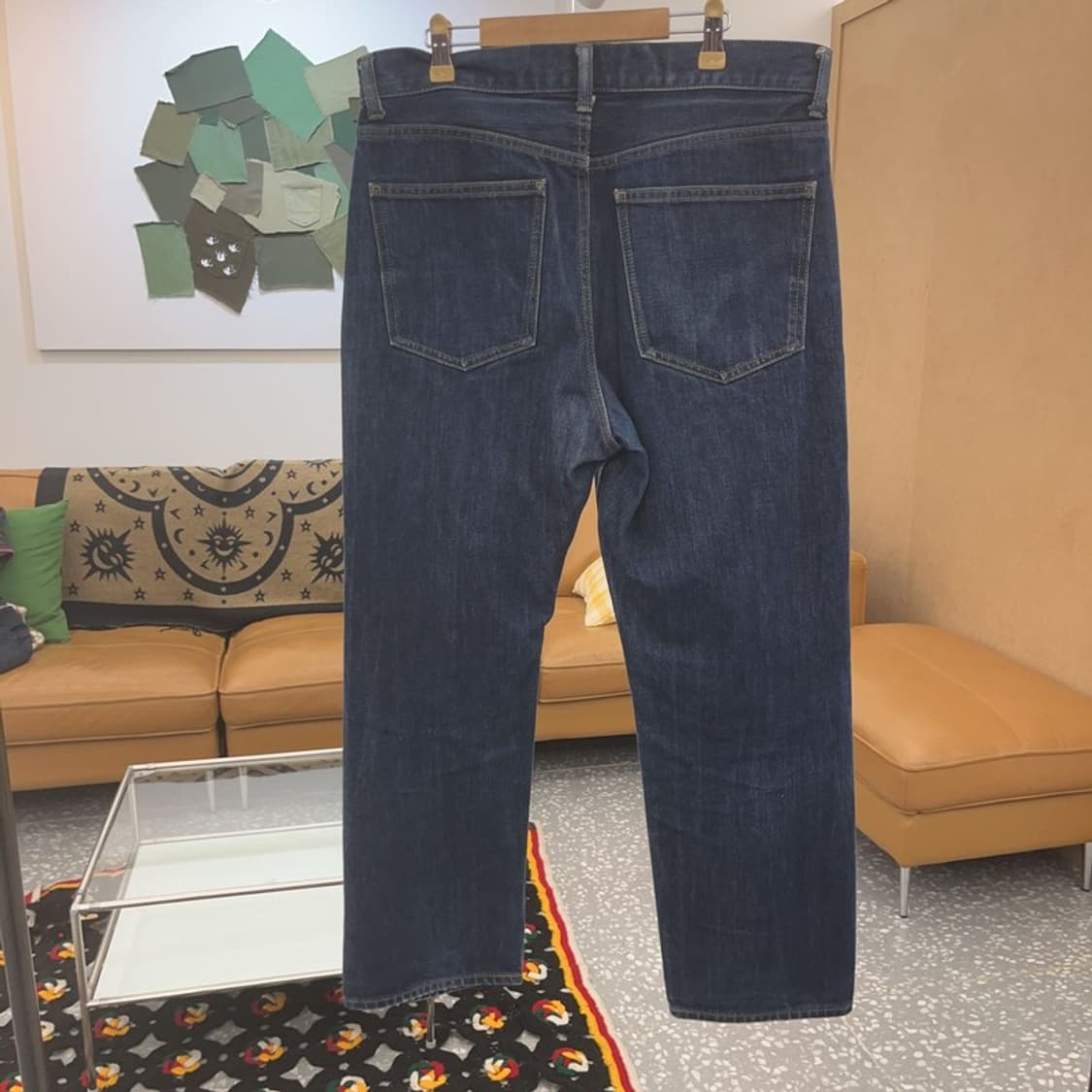 유니클로 U 르메르 모던 캐주얼 데님팬츠 32인치 C07981 상품이미지4