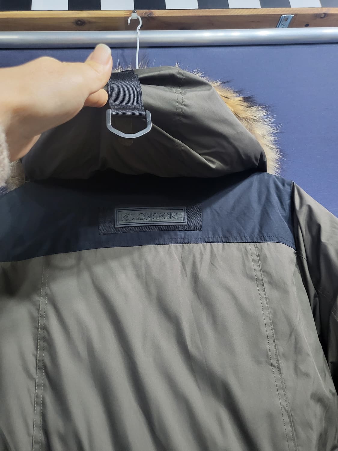 코오롱스포츠 윈드스토퍼 구스다운800필 상품이미지8