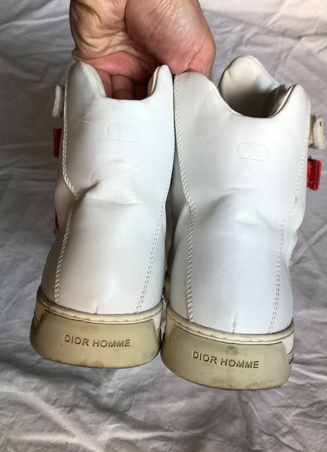 44) 디올 옴므 벨크로 하이탑 스니커즈 상품이미지4