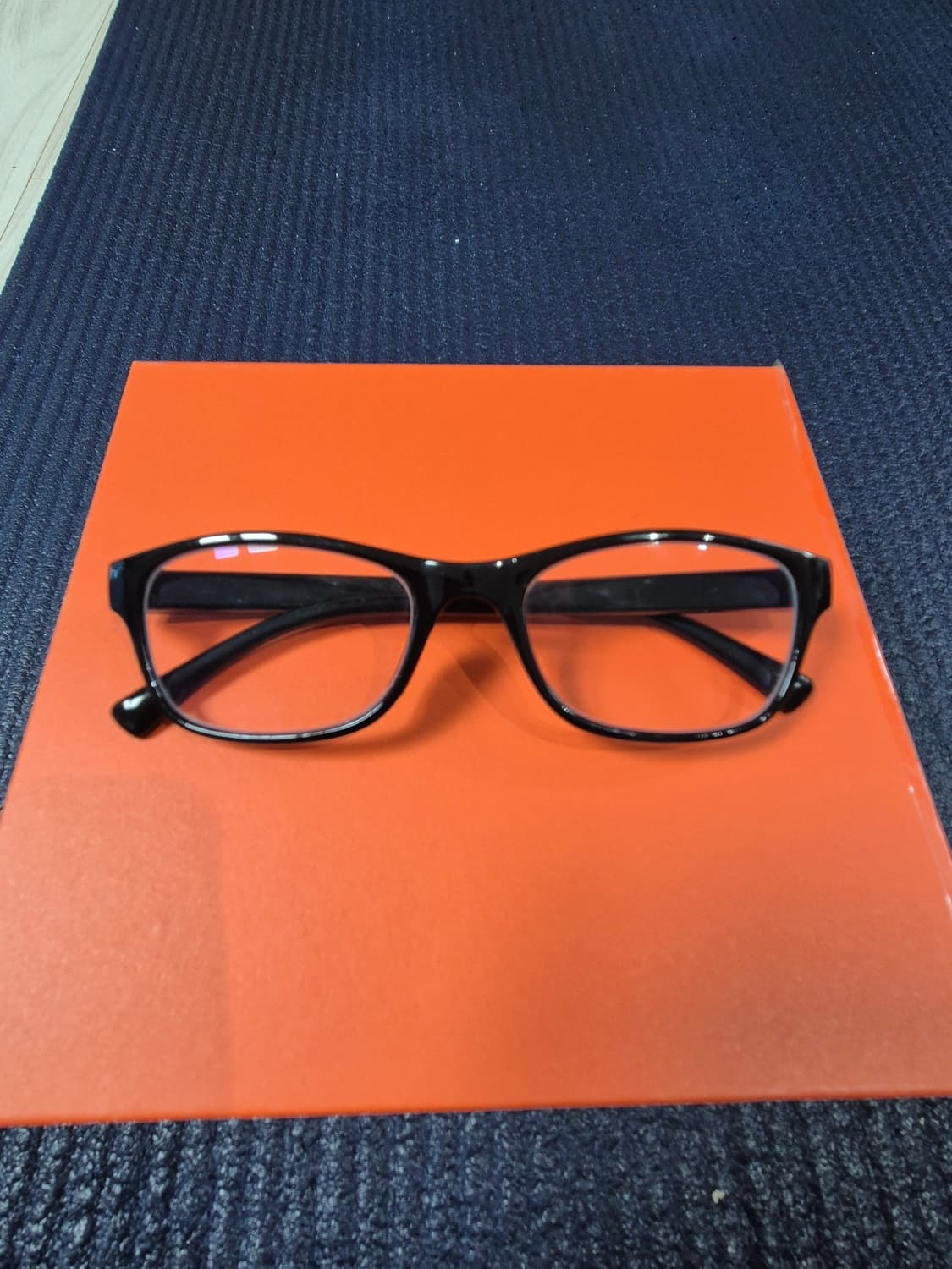 검정 뿔테 안경 (도수없음) 상품이미지7