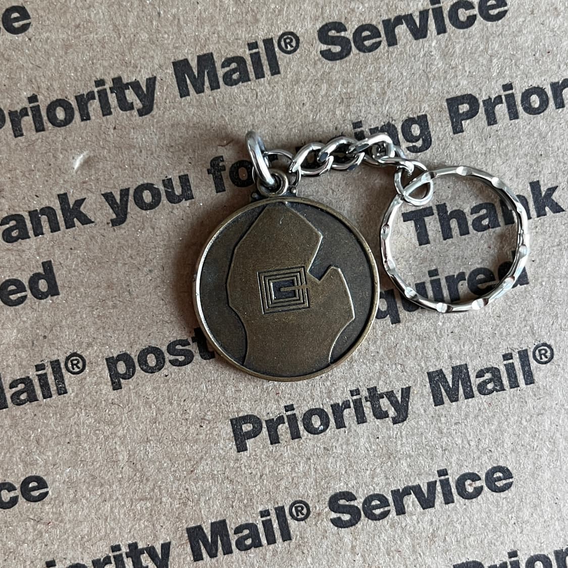90s vtg Bank 75th Anniversary Keyring 상품이미지2