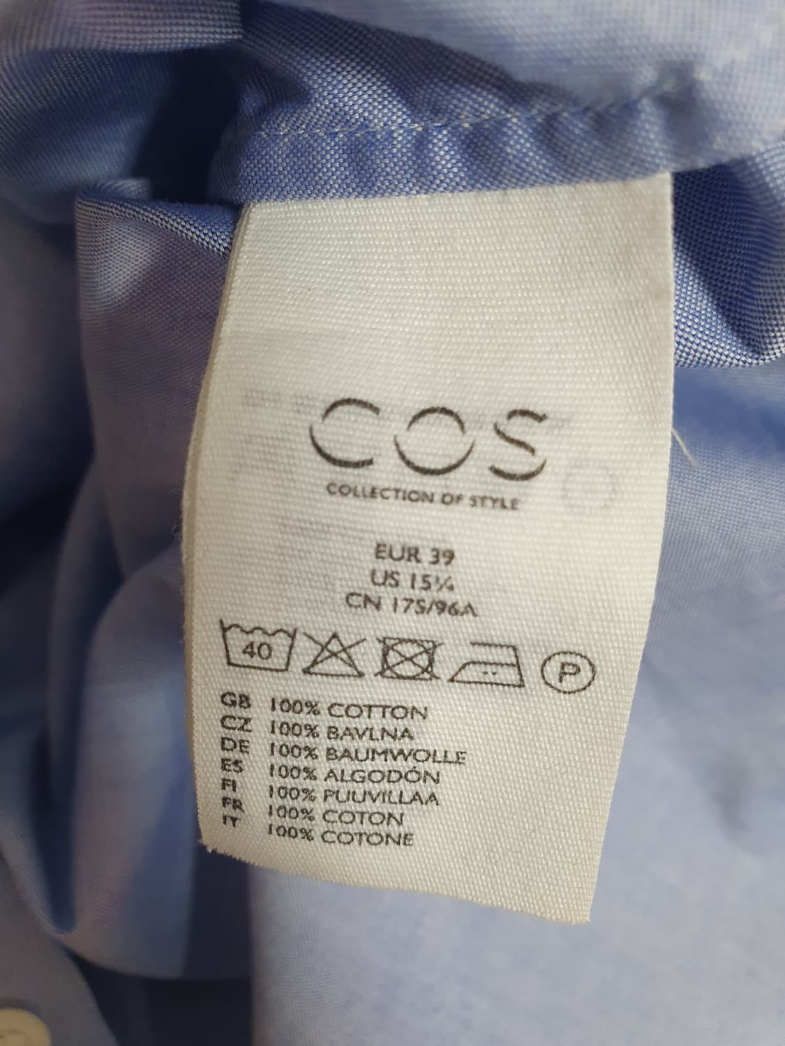 COS 카라리스 셔츠 100 미니멀핏 🧼👔 상품이미지8