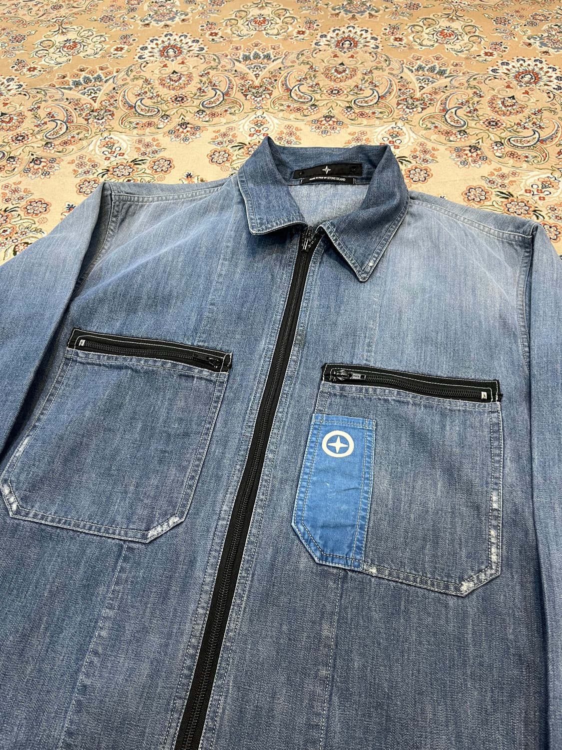 스톤아일랜드 05ss 데님 오버 셔츠 자켓 상품이미지4