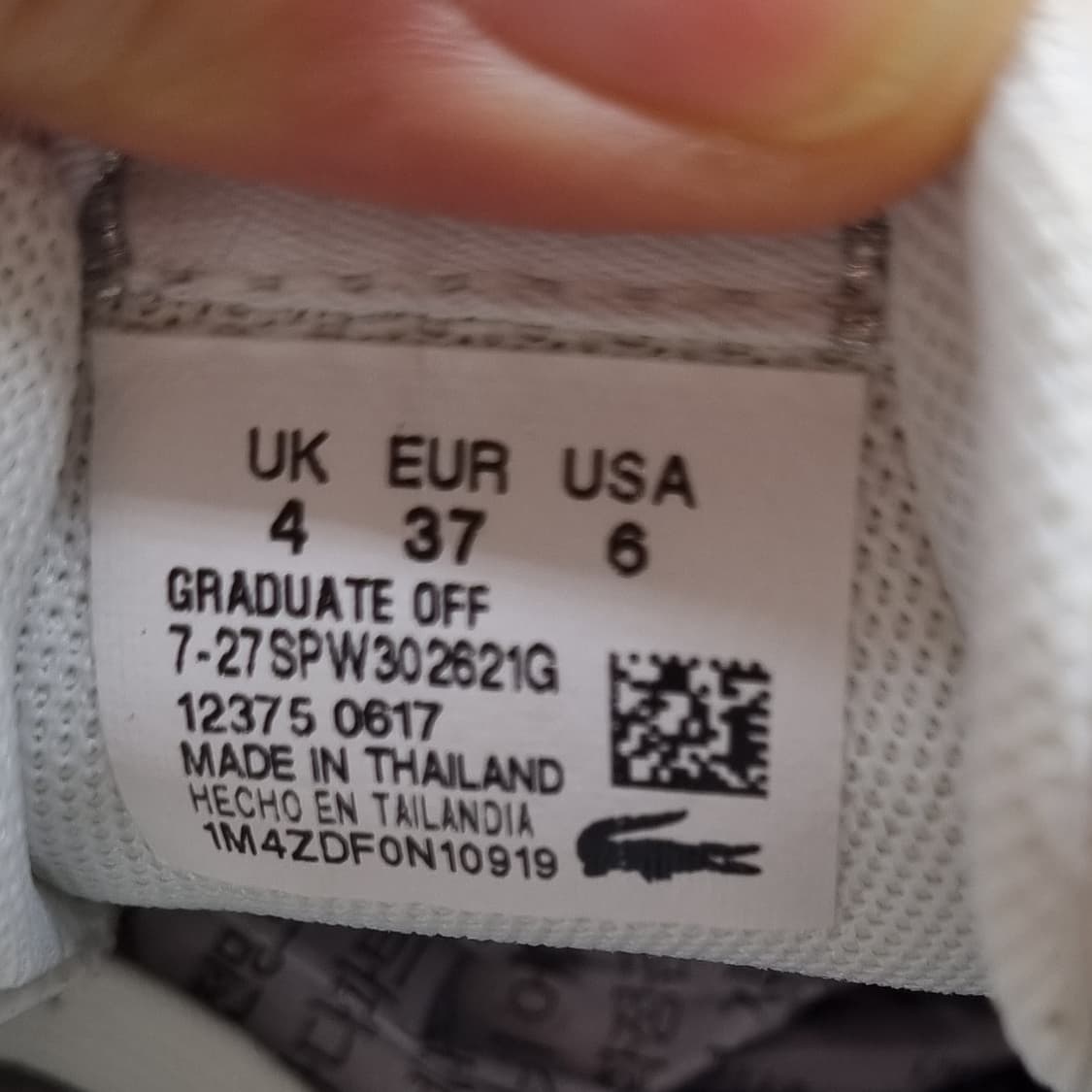 라코스테 여성가죽 스니커즈37 235 상품이미지6