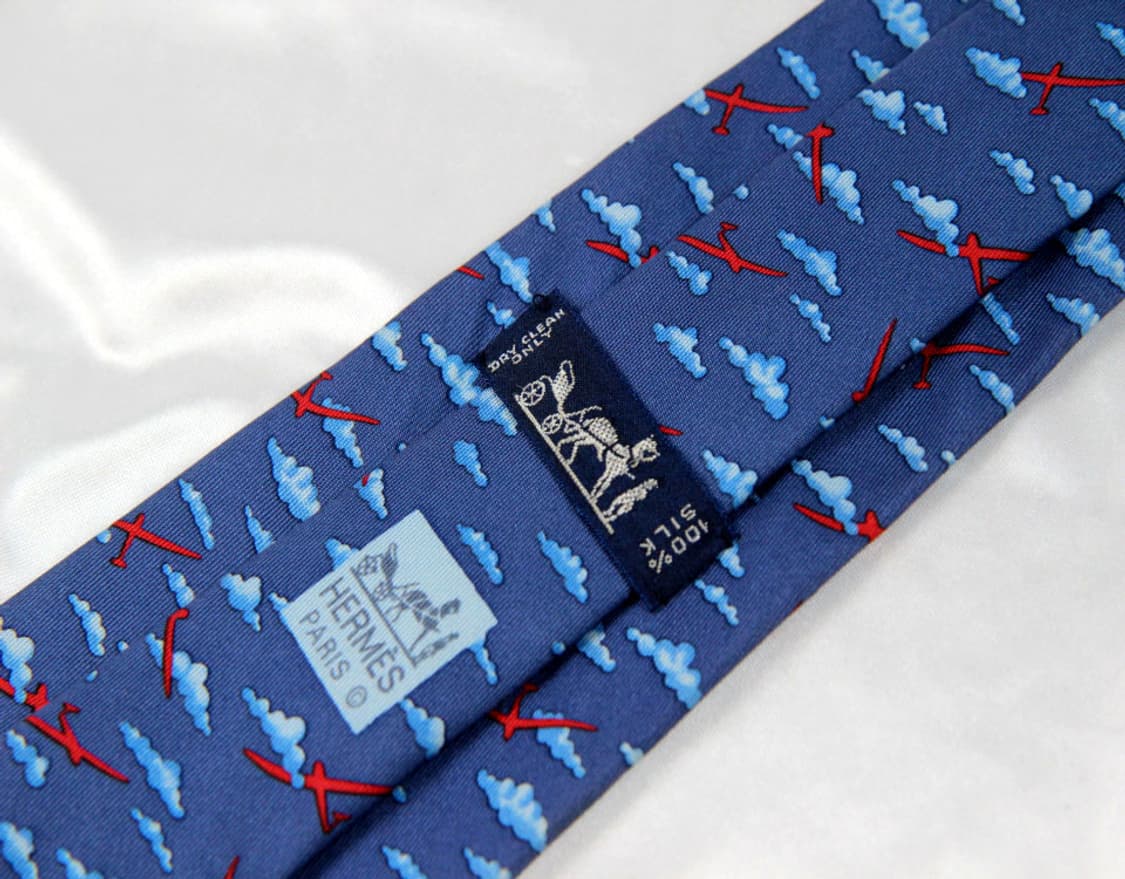 에르메스 8.7cm A등급 남자 명품 넥타이 상품이미지3