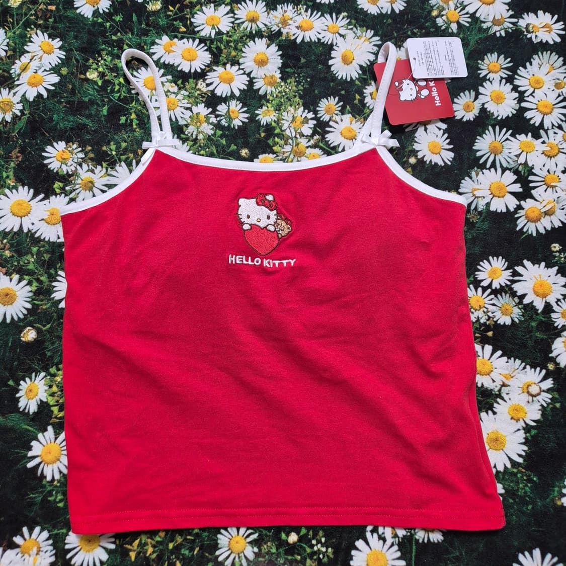 Hello kitty 헬로키티 캡 내장 나시 여성L 새상품 상품이미지1