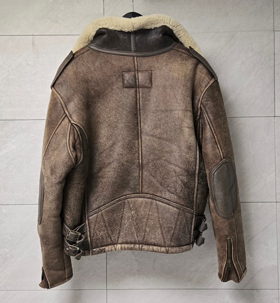 90s HARLEY DAVIDSON 할리데이비슨 바이커 무스탕 상품이미지2