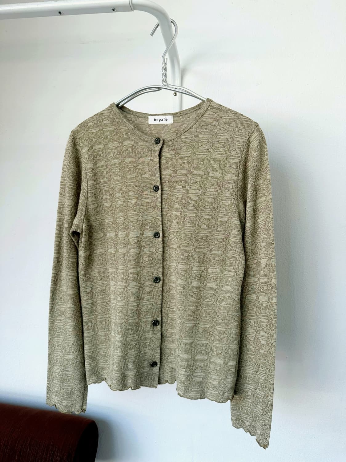 Jacquard patterned cardigan 상품이미지6
