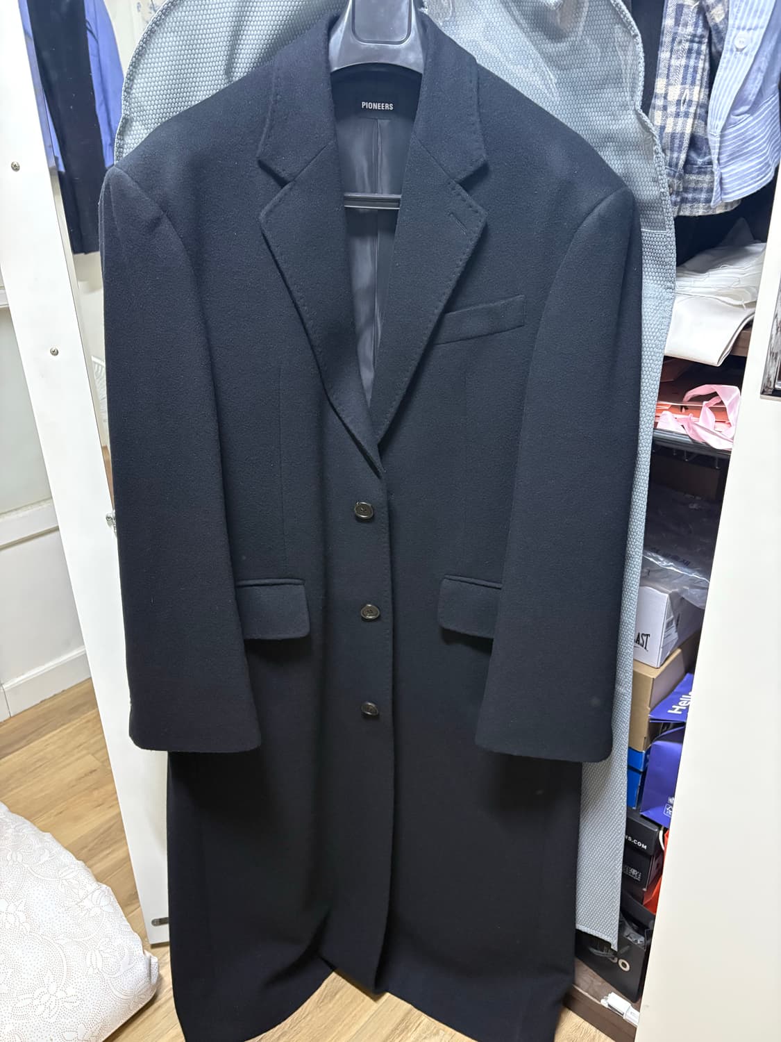 [xs] 파이오니어스 테일러드 박스 코트 팝니다 상품이미지3