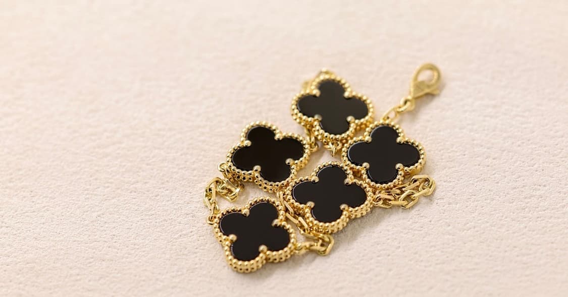 V 오닉스 5모티브 팔찌 상품이미지1