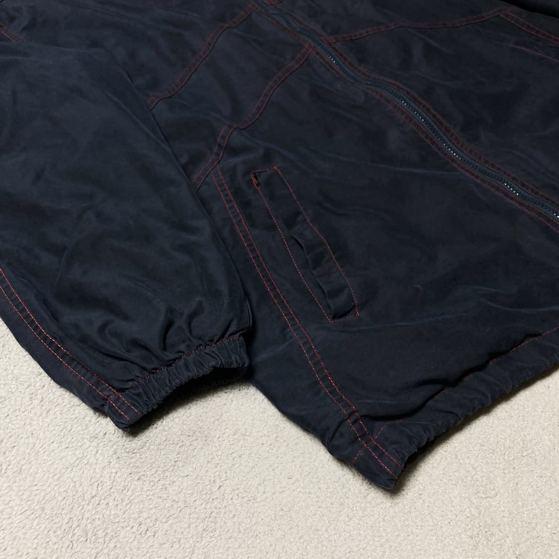 아디다스 90s 올드스쿨 해외판 스티치 후드 바람막이 상품이미지4