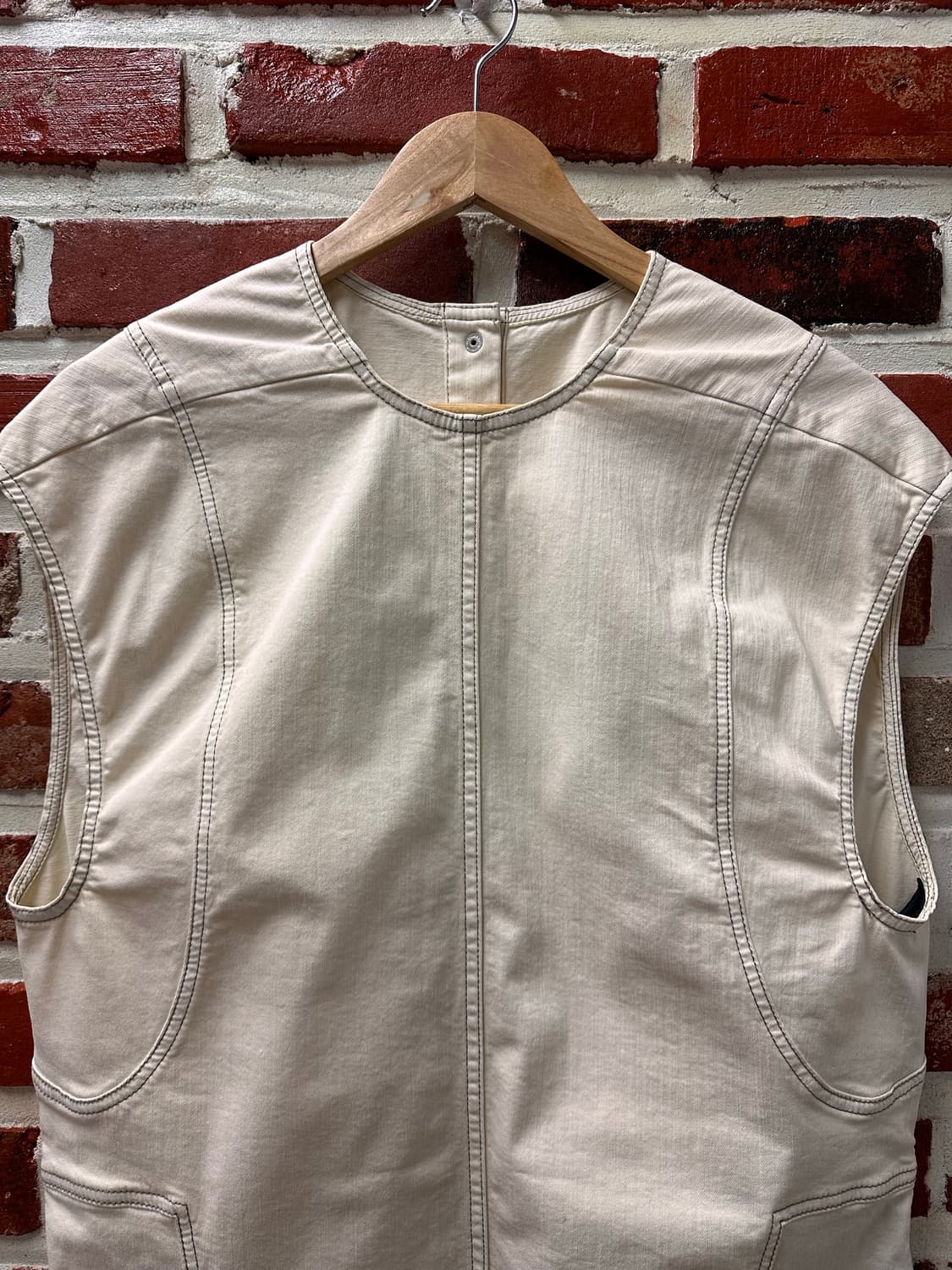 (S)릭오웬스 다크쉐도우 22SS 슬리브리스 미니 드레스 상품이미지3