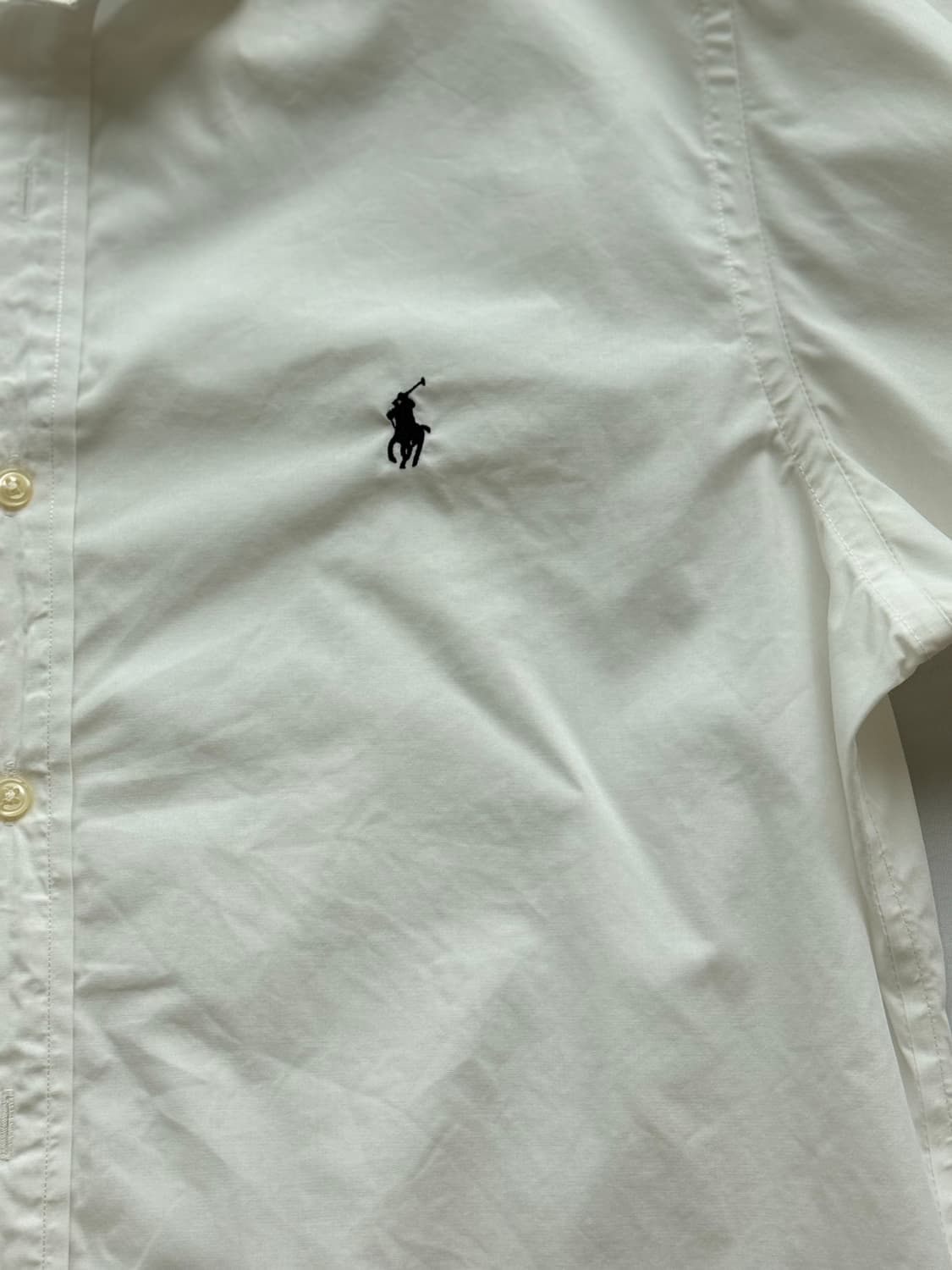 폴로랄프로렌 화이트 슬림핏 이지케어 스트레치 드레스 셔츠 상품이미지5