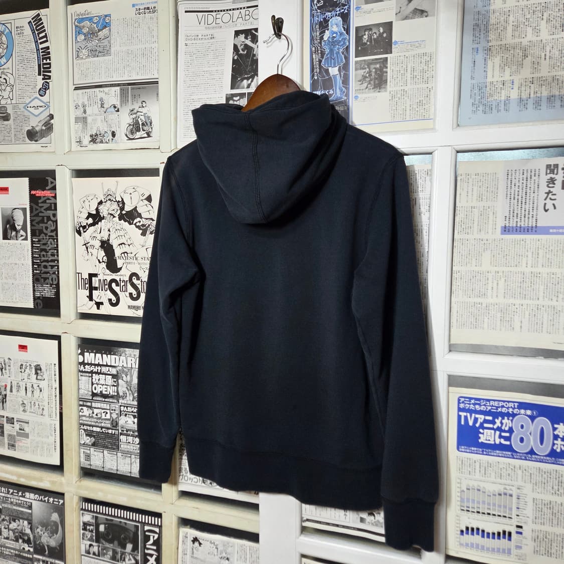 나이키 빅스우시 페인팅 블랙 후드집업 상품이미지6