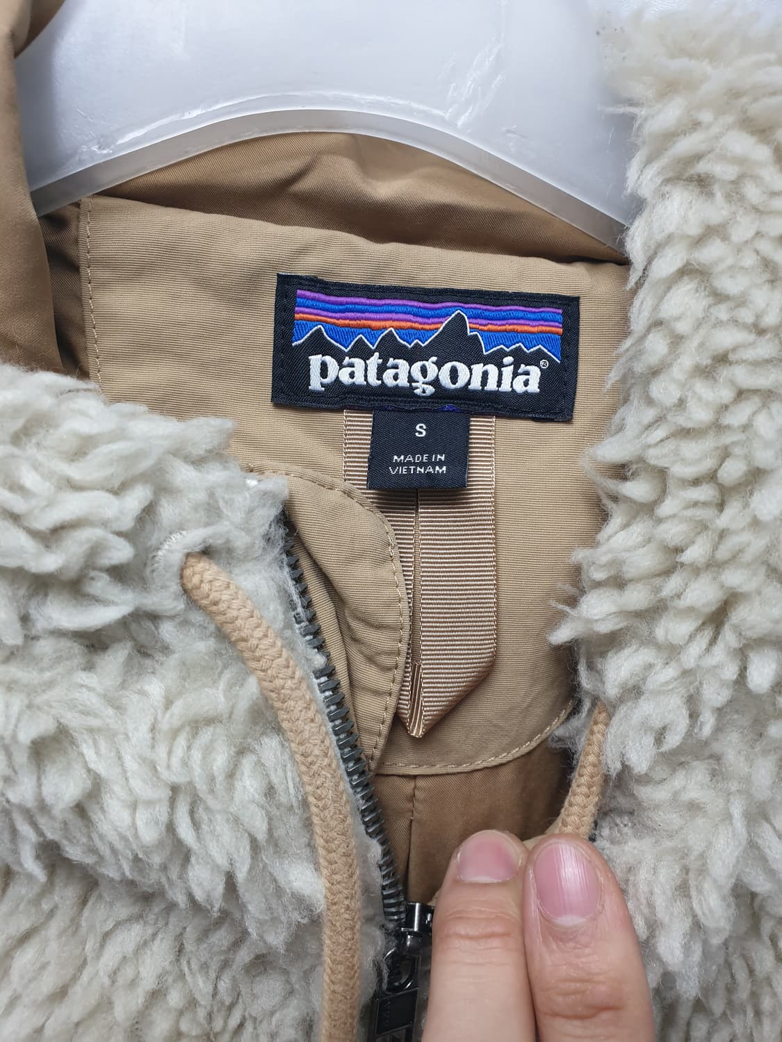 파타고니아 레트로 파일 후드자켓 베이지 S 상품이미지4