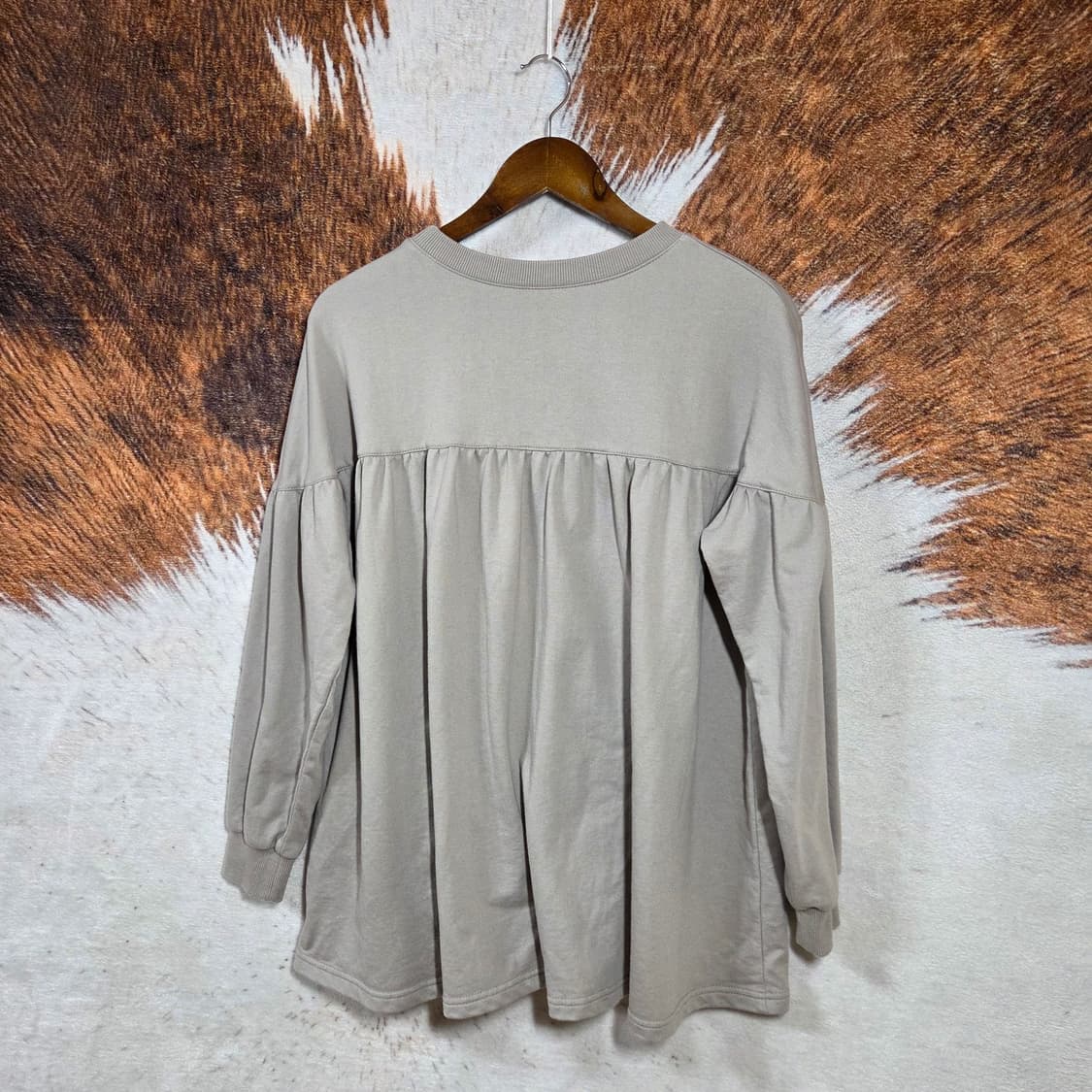 일본 빈티지 모리걸 셔링 롱슬리브 맨투맨 상품이미지4