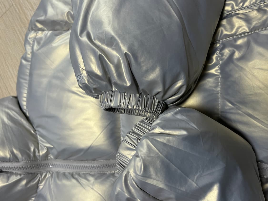 비터셀즈 크롭 푸퍼 자켓 - 실버 상품이미지3