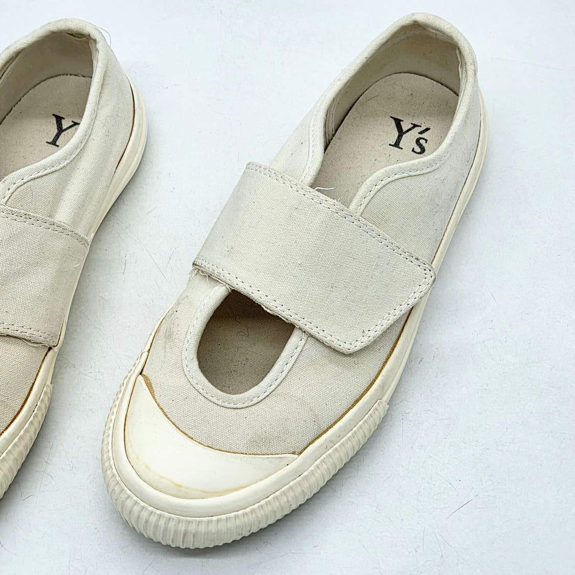  요지야마모토 메리제인 플림솔 스니커즈 화이트 (3) 상품이미지5