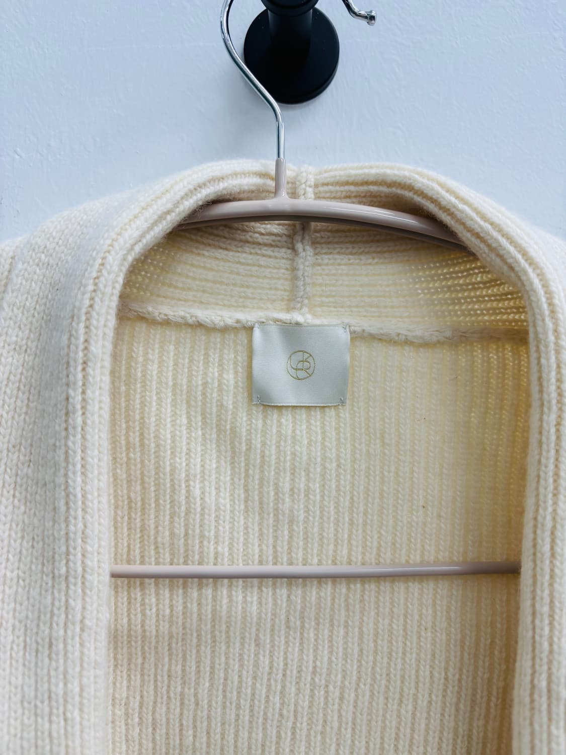 UMER(유메르) 프리미엄 울 & 캐시미어 리브드 로브 가디건 상품이미지2