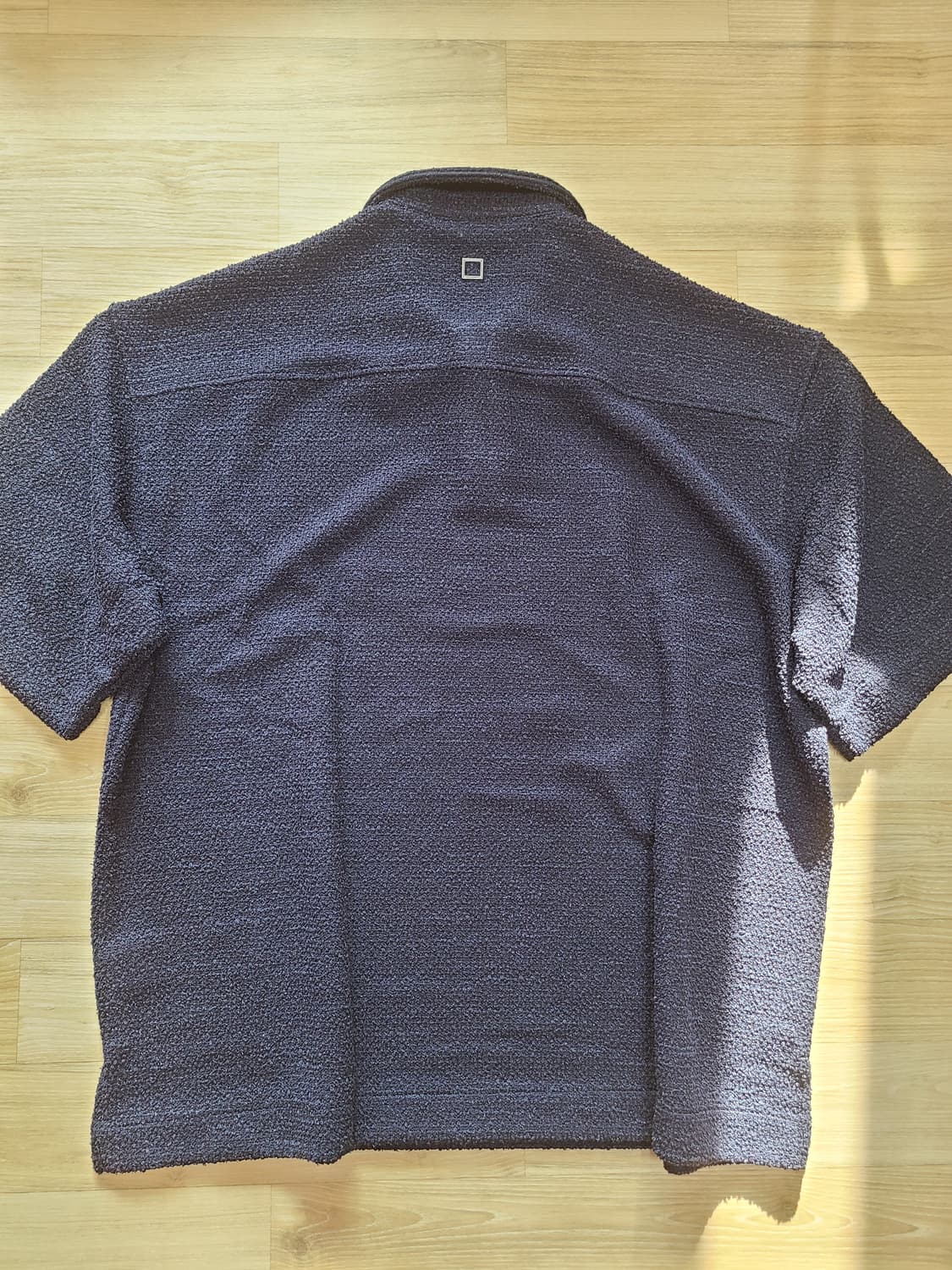 [정품/새상품] [54] 우영미 트위드 폴로 티셔츠 네이비 상품이미지3