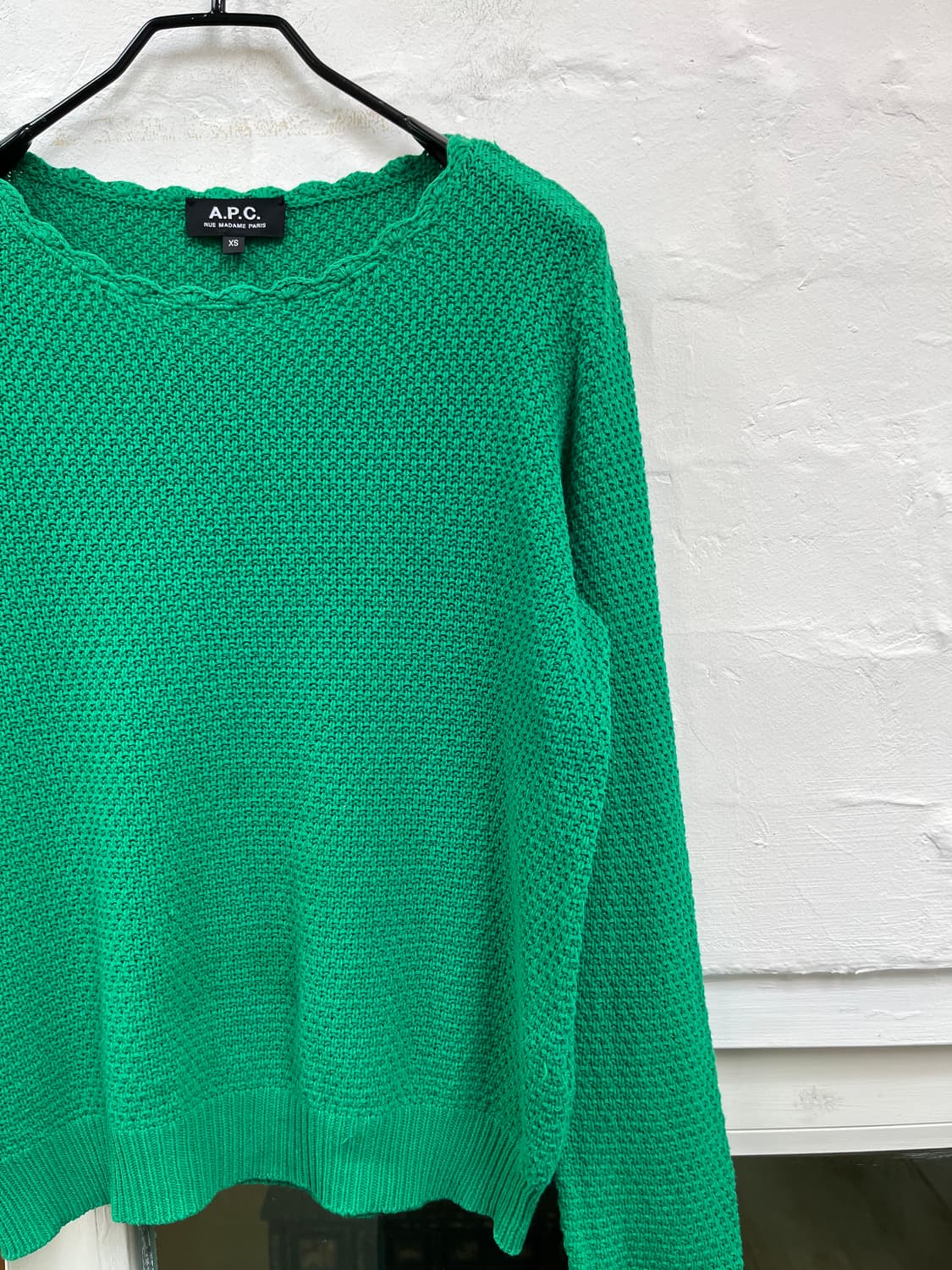 A.P.C. 아페쎄 그린 면 니트 XS 상품이미지3