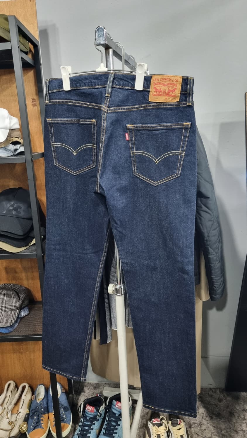 LEVIS 502 진청 데님팬츠 33~34size 2번착용 상품이미지3