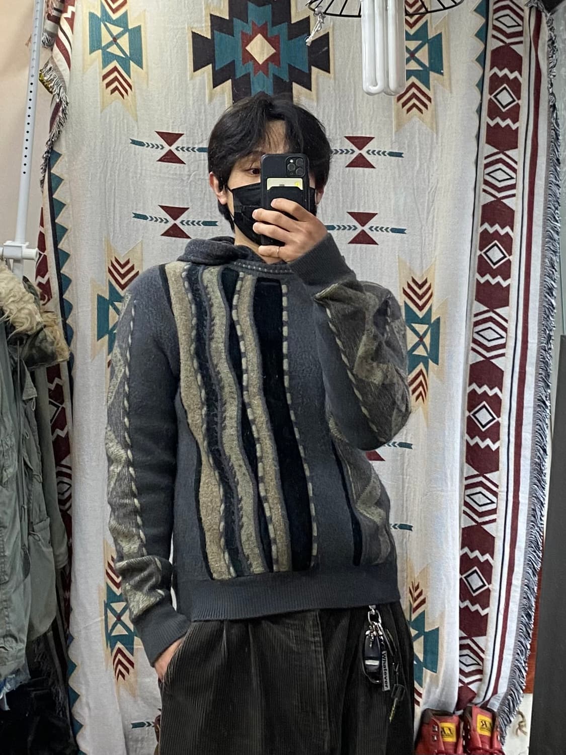 [L] AVENUE 빈티지 케이블 니트 상품이미지7