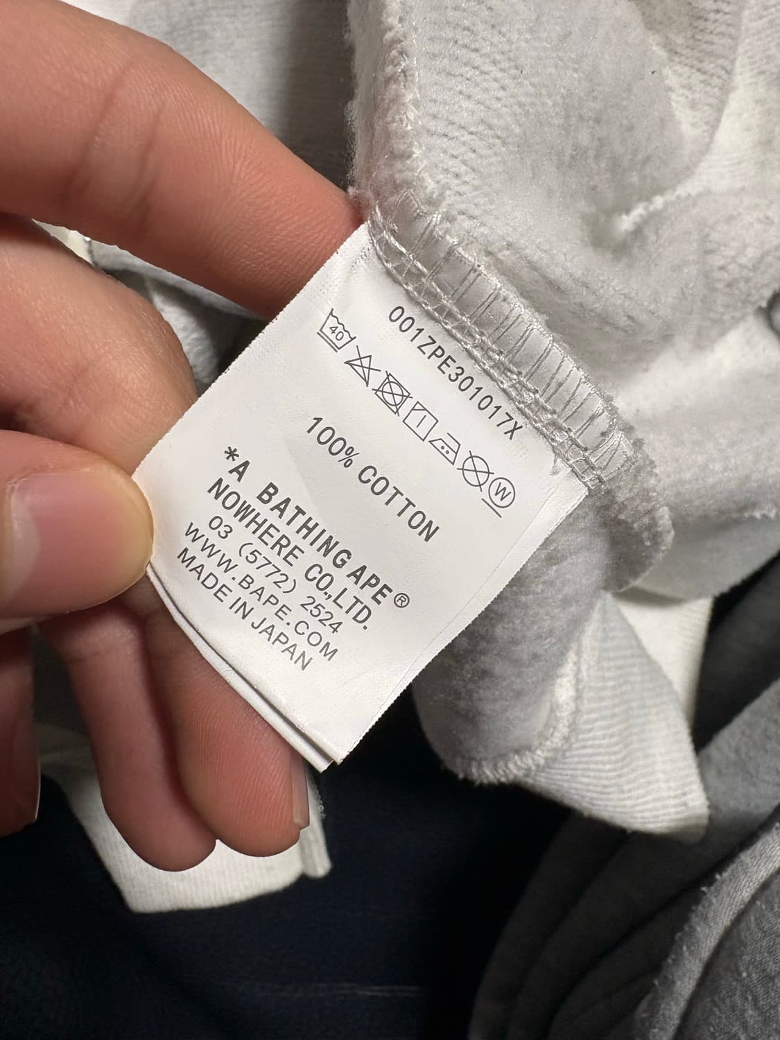 베이프 BAPE 샤크 풀집업 WGM 야광 후드 L사이즈 정품 상품이미지10