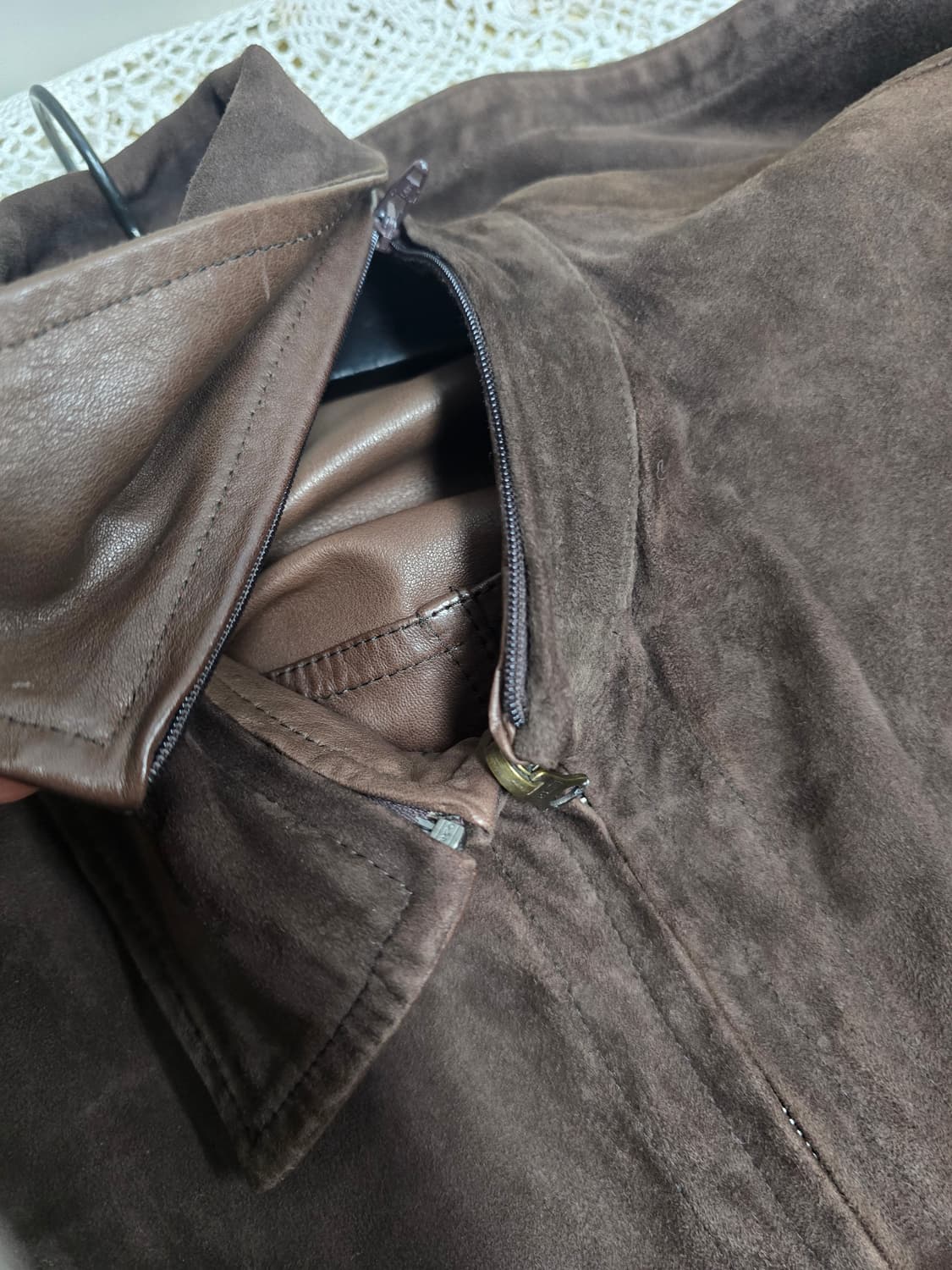 페루치 이탈리아 피렌체 핸드메이드 양가죽. 스웨이드 양면 자켓 52 상품이미지7