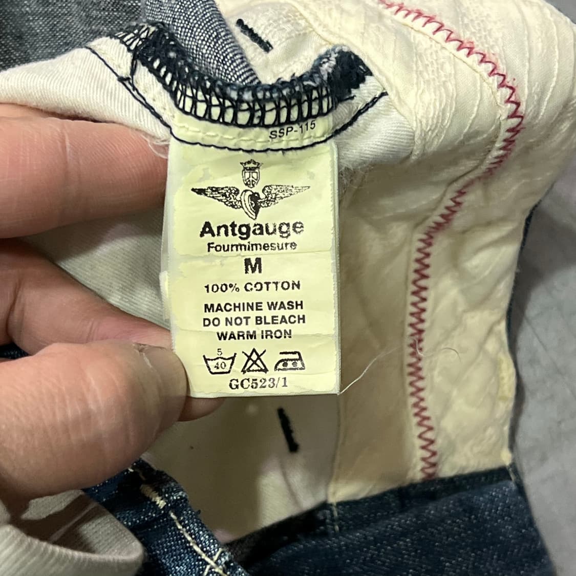  앤트게이지 데님 버뮤다 팬츠 y16102 상품이미지7