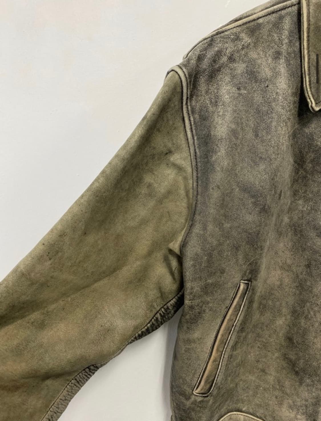 빈티지 가죽 자켓 /  상품이미지4