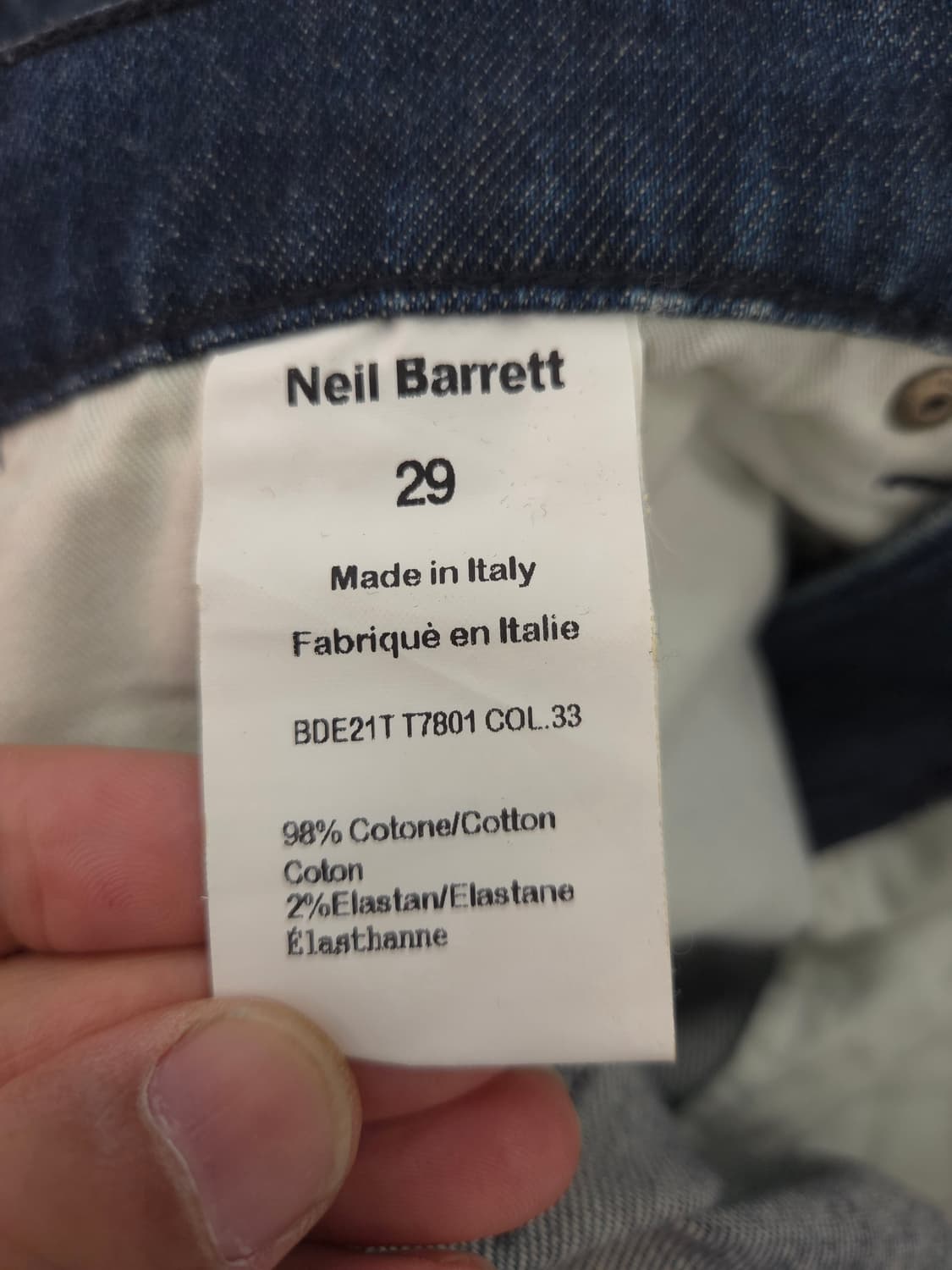 29 닐바렛 바이커진 데님 스키니핏 청바지 상품이미지9